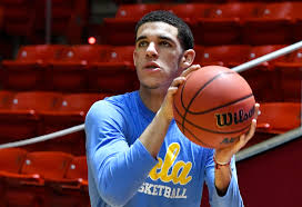 Lonzo Ball front view shot form 